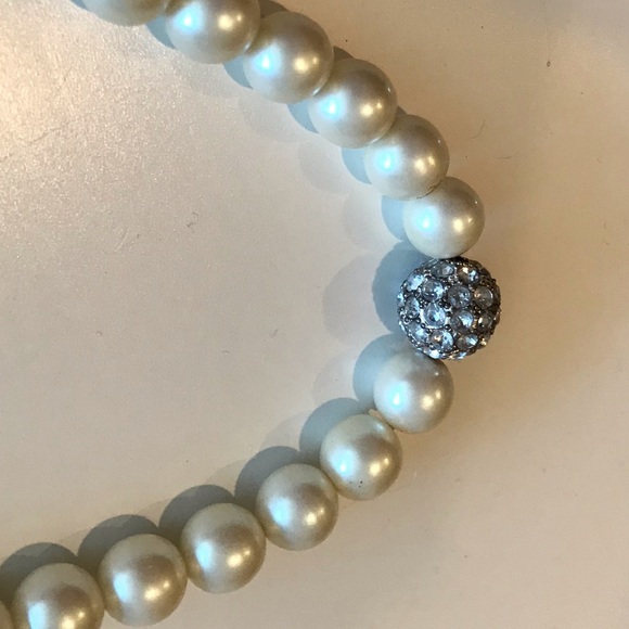Stella & Dot Girl’s Pearl & Rhinestone Choker - Picture 3 of 5